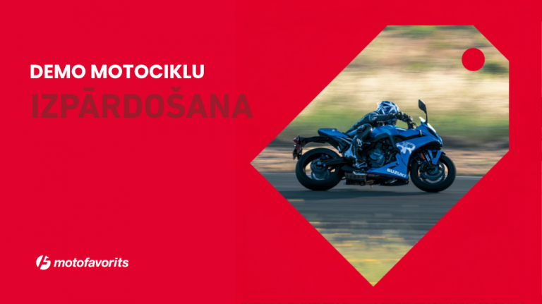 SUZUKI DEMO MOTOCIKLU IZPĀRDOŠANA!